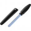 ZWILLING TWINOX 20 cm - zafírový pilník na nechty z nerezovej ocele s PVD povlakom v koženom puzdre, čierny