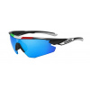 Brýle Salice 012 ITA Black/RW blue/transparent