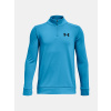 Under Armour Chlapčenská mikina UA Armour Fleece 1/4 Zip Modrá YXL