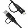 Kábel Wozinsky USB typ C - Apple Lightning 1 m čierny