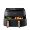 Fritéza teplovzdušná Philips Airfryer Dual Basket 9 l, NA352/00 čierna