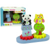 mamido Drevené zvieratá Sorter Sova Panda Gears