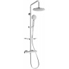 Mexen KT40 nadomový sprchový set s dažďovou sprchou a termostatickou batériou, chróm - 771504093-00