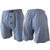 Pánske boxerky - trenírky - M-max Boxer Shorts Mix001 Farba: Modrá sv., Veľkosť: XL