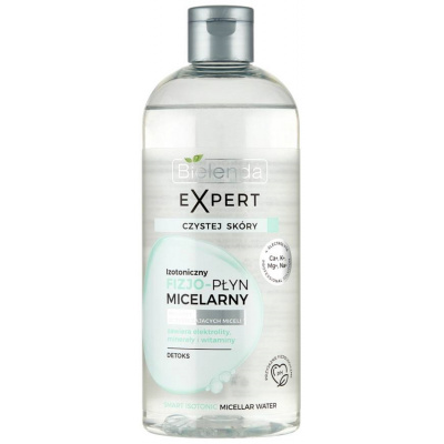 Bielenda Clean Skin Expert detoxikačná micelárna voda pre normálnu pleť 400 ml