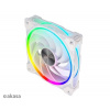 AKASA ventilátor SOHO AR, 12cm ARGB PWM fan, 120x120x25mm, bílá AK-FN108-WH