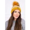 Dámska čiapka MIK160 zlatá