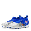 Puma Future 8 Match Artificial Ground Football Boots Juniors White/Blue 3 (35.5)