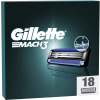 Pánske náhradné hlavice GILLETTE Mach3 18 ks (8006540813812)
