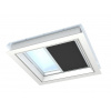 Velux FMK dálkově ovládaná plisovaná roleta 60x60 cm Bílá (1045)