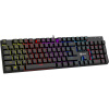 C-TECH Mechanická herní klávesnice Morpheus (GKB-11), casual gaming, CZ/SK, červené spínače, RGB podsvícení, USB
