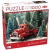 Puzzle Tactic 1000 dielikov Miniatúrny nákladiak s vianočným stromčekom XMAS