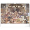 NOTIQUE Nástěnný kalendář Slovanská epopej – Alfons Mucha 2027, 48 x 33 cm