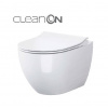 Cersanit Zen - Závesné WC s doskou SoftClose, CleanOn, biela S701-428