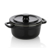 Kela Zapékací miska pekáček s poklicí MALIN 14 x 9,5 cm černá KL-11928