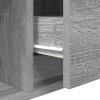 vidaXL TV stolíky 2 ks sivý dub sonoma 80x31x25,5 cm spracované drevo - Sivá - 253220-268858