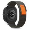 Tech-Protect Nylon na Samsung Galaxy Watch Ultra, 47 mm, černý / oranžový TEC312382