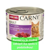 Animonda CARNY cat Adult hovädzie a jahňa bal. 6x 200 g konzerva