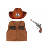 Kostým pre chlapca- Kovboj kostýmy vesta Hat Revolver 116-128 (Kovboj kostýmy vesta Hat Revolver 116-128)