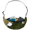 TICKET TO THE MOON Upcycled Sling Bag R Army Green / Brown
