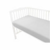 Mušelínové prestieradlo postieľky 60 x 120 NATURE double - šedé