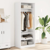Šatník biely 80x50x200 cm kompozitné drevo-ForU-3307693