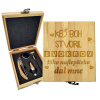 Sablio Darčeková sada na víno Keď Boh stvoril svokrov: 147×168×49 mm