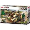 Stavebnica Sluban WWII M38-B0858 Maskovaný obrnený tank Stug III (M38-B0858)
