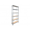 Meets-ecommerce UG Kovový regál 230x120x23, 5-7 políc Farba: Pozink, Počet polic: 6 políc