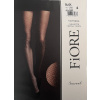 Čierne dámske sieťované silonky Fiore O 5043 Victoria Lurex 2-4 L
