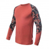 Tričko Sensor Merino Impress - Pánske dl. rukáv Terracotta / Rush M
