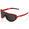 100% Westcraft - Soft Tact Red - Black Mirror Lens uni