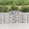 vidaXL Oblúkové gabiónové koše 15 ks 300x30x100/120cm pozinkov. železo 3146533