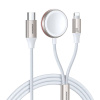 Magnetická bezdrôtová nabíjačka Baseus Simple Mini3 15W (fialová) 6956116771348