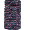 Multifunkční šátek SENSOR Tube Merino Impress deep blue/origami