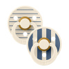 BIBS STUDIO Colour Pin cumlíky z prírodného kaučuku 2ks - veľkosť 1 - Ivory Steel Blue Mix