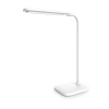 FELLOWES Platinet stolná LED lampa 5W stmievateľná, dotykové ovládanie, integrovaná batéria 2400mAh, biela PLADLL6728BL