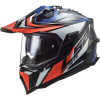 LS2 MX701 EXPLORER C FOCUS G.BLUE WHITE RED XS