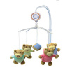 Kolotoč nad postieľku Baby Mix Medvedíky a kocka - Multicolor