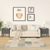 zahrada-XL Bočné stolíky 2 ks sivé 50x50x49 cm borovicový masív 813799