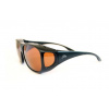Fortis polarizačné okuliare Overwraps Brown (OW001)