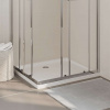 zahrada-XL Obdĺžniková sprchová vanička z ABS biela 80x90 cm 148908