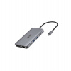 Kľúč ACER 12v1 typu C: 2 x USB3.2, 2 x USB2.0, 1x SD/TF, 2 x HDMI, 1 x PD, 1 x DP, 1 x RJ45, 1 x 3.5 Audio (HP.DSCAB.009)