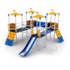 Playground System Detské ihrisko z nerezu QUATRO so šmykľavkou - 11030