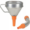 Plechový lievik Pressol 160 mm + plniaca trubica 300 mm