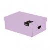 oxybag krabica lamino malá - 35,5 x 24 x 9 cm - PASTELINI Fialová