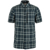 FJÄLLRÄVEN Abisko Hike Shirt SS M Dark Navy-Chalk White - XS