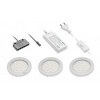 GTV Sada 3 castello LED svítidel, první ve spínači, napájení 15W, 12V DC, teplá bílá, rozvaděč