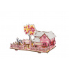Woodcraft Drevené 3D puzzle Jesenný dom