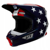 Terénna prilba KASK FOX V-1 ULTRA BIELA / ČERVENÁ / MODRÁ L. (Terénna prilba KASK FOX V-1 ULTRA BIELA / ČERVENÁ / MODRÁ L.)